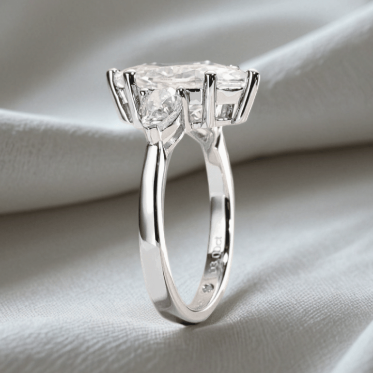 Marquise 4.0 Total Carat - Trilogy Ring