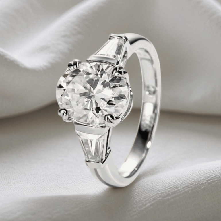 Oval 3.8 Total Carat - Trilogy Ring
