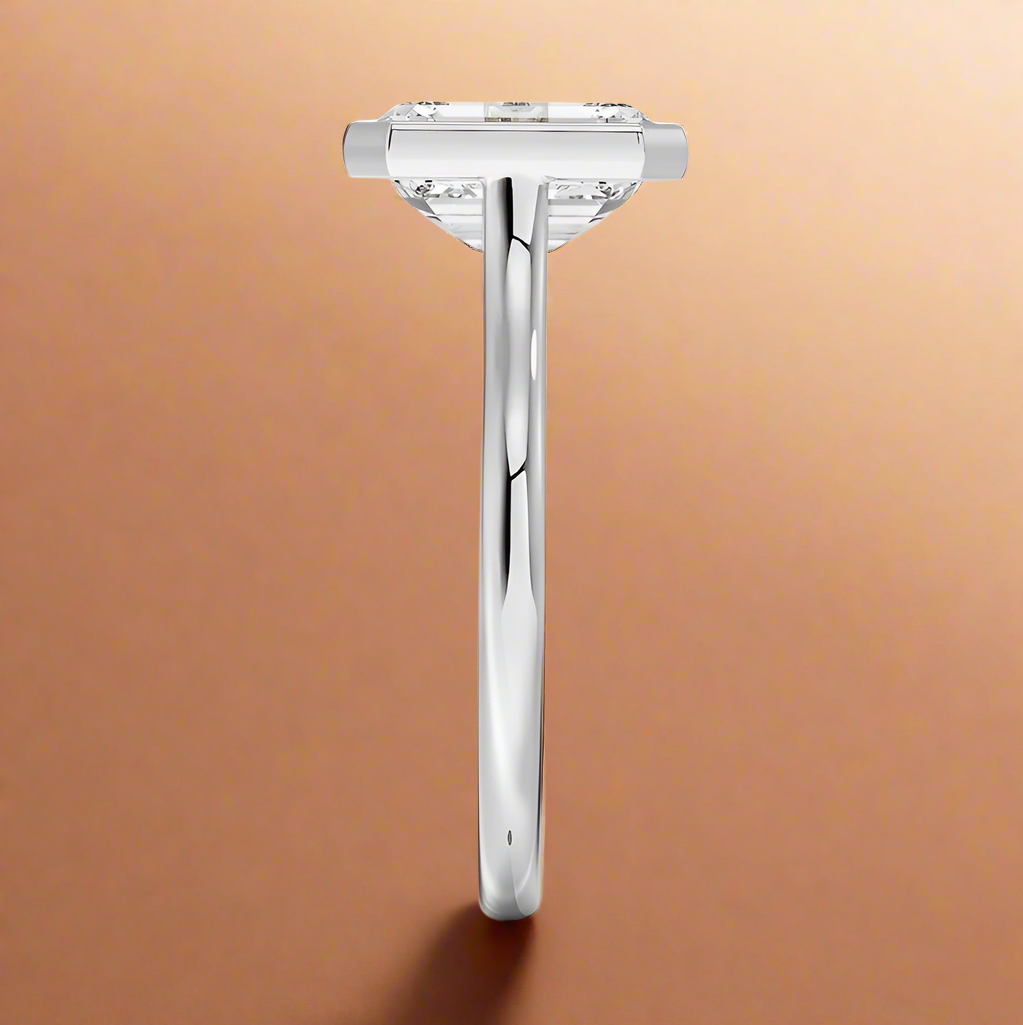 Abbraccio - Emerald Cut Engagement Ring