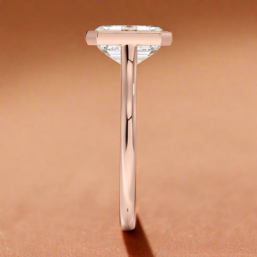 Abbraccio - Emerald Cut Engagement Ring