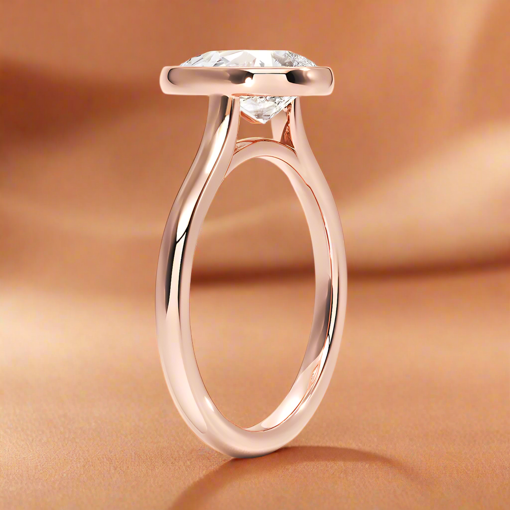 Abbraccio - Pear Cut Engagement Ring