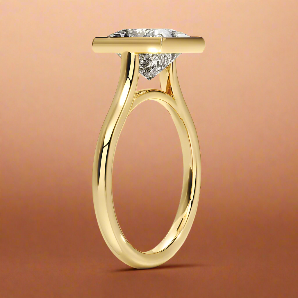 Abbraccio - Princess Cut Engagement Ring