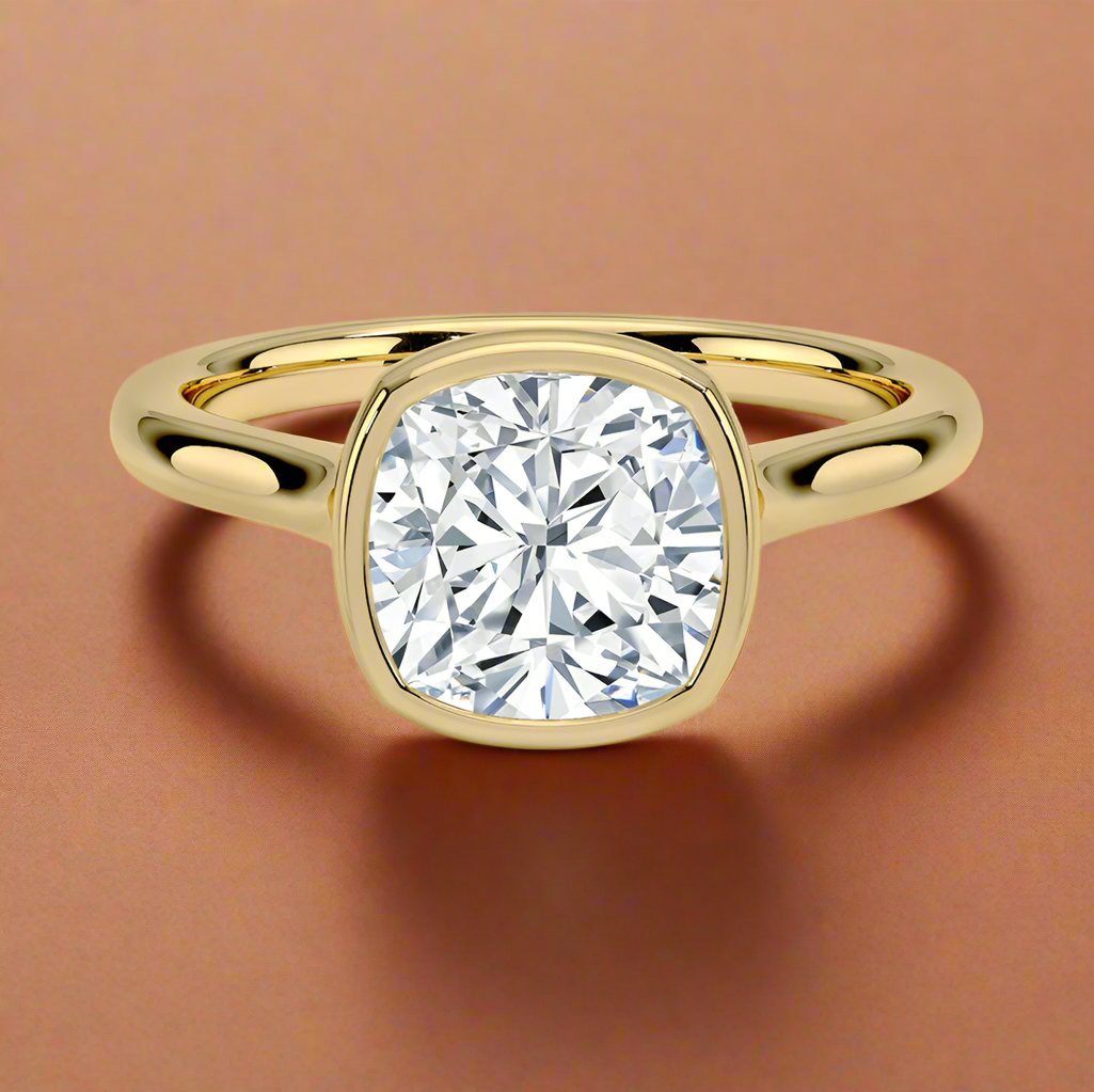 Abbraccio - Cushion Cut Engagement Ring