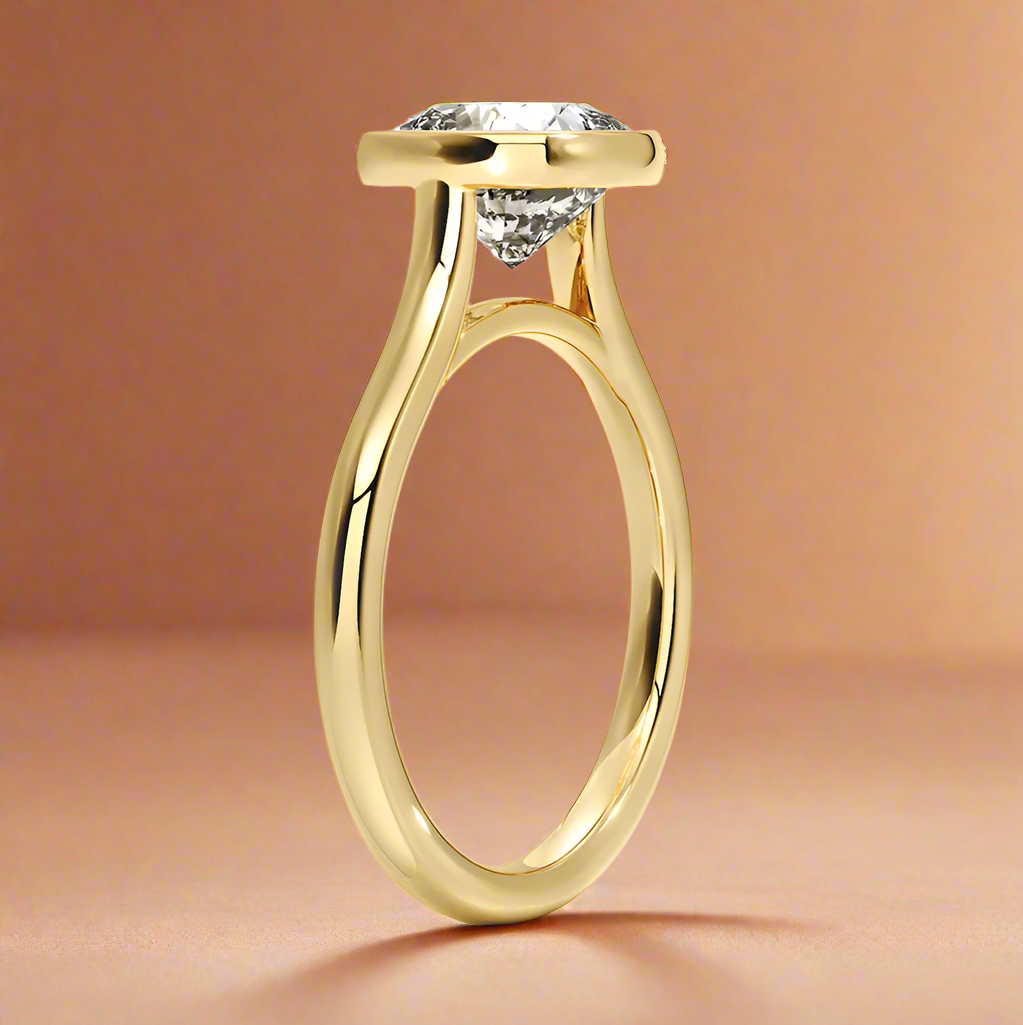 Abbraccio - Cushion Cut Engagement Ring