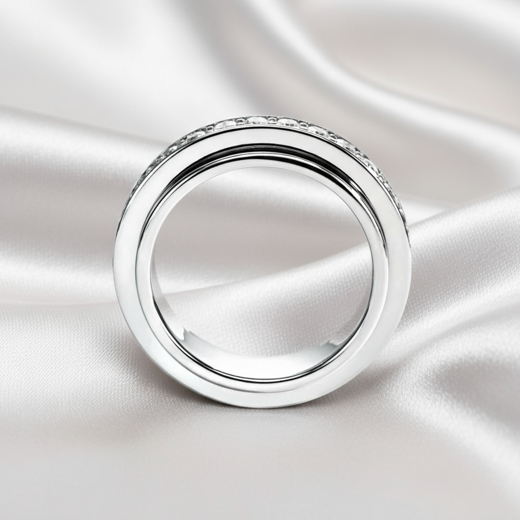 Novaspin™ – ASMR Fidget Spinner Wedding Band