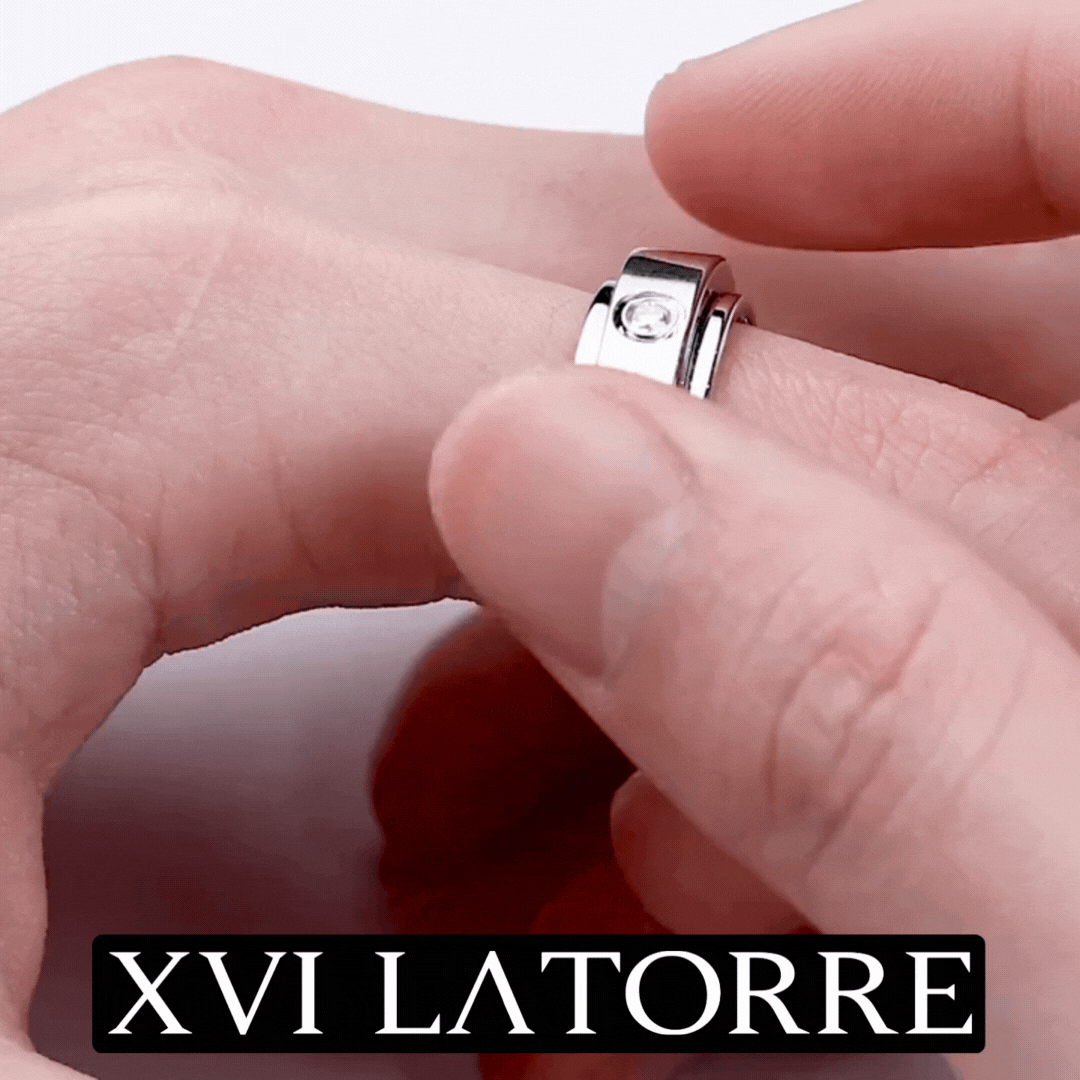 Novaspin™ Bold – ASMR Fidget Spinner Wedding Band