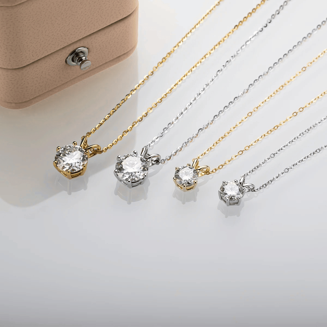 Moissanite Pendant Necklace