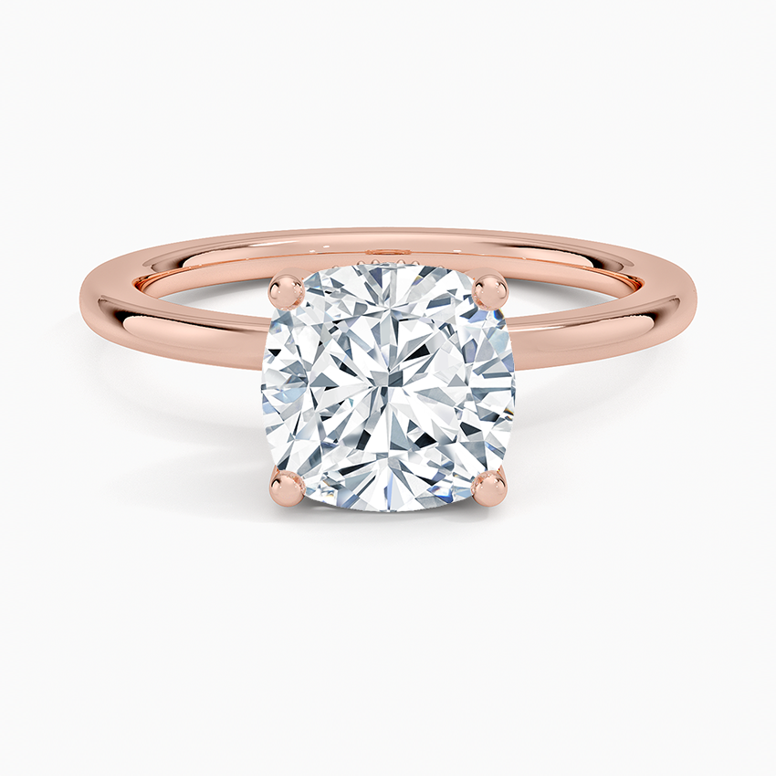 Venere - Cushion Cut Moissanite Engagement Ring