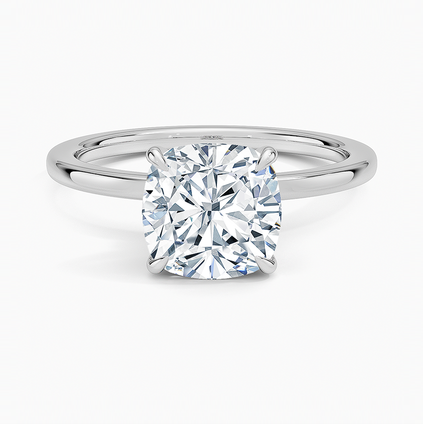 Amanti - Cushion Cut Moissanite Engagement Ring