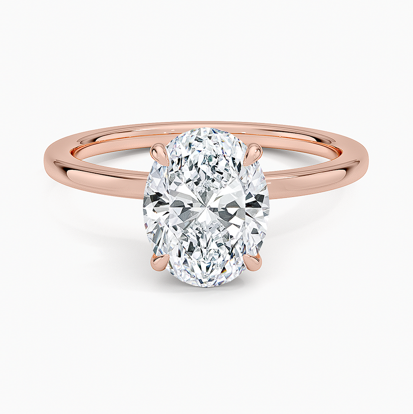 Amanti - Oval Cut Moissanite Engagement Ring