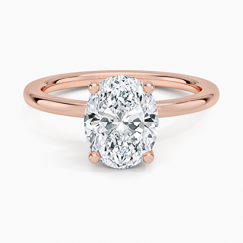 Venere - Oval Cut Moissanite Engagement Ring