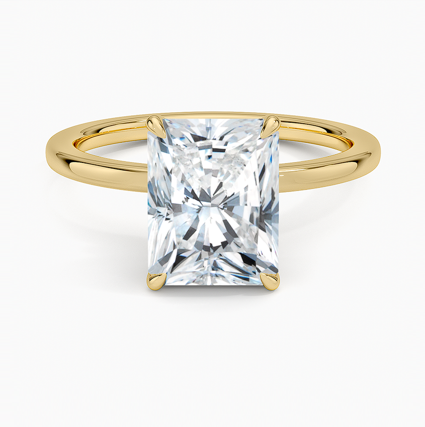 Amanti - Radiant Cut Moissanite Engagement Ring