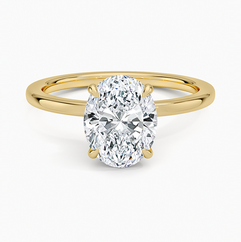 Amanti - Oval Cut Moissanite Engagement Ring