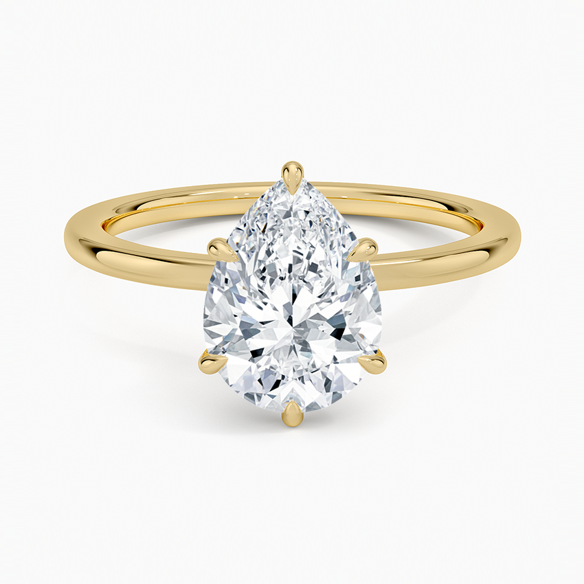 Amanti - Pear Cut Moissanite Engagement Ring