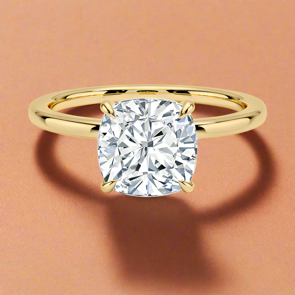 Amanti - Cushion Cut Moissanite Engagement Ring