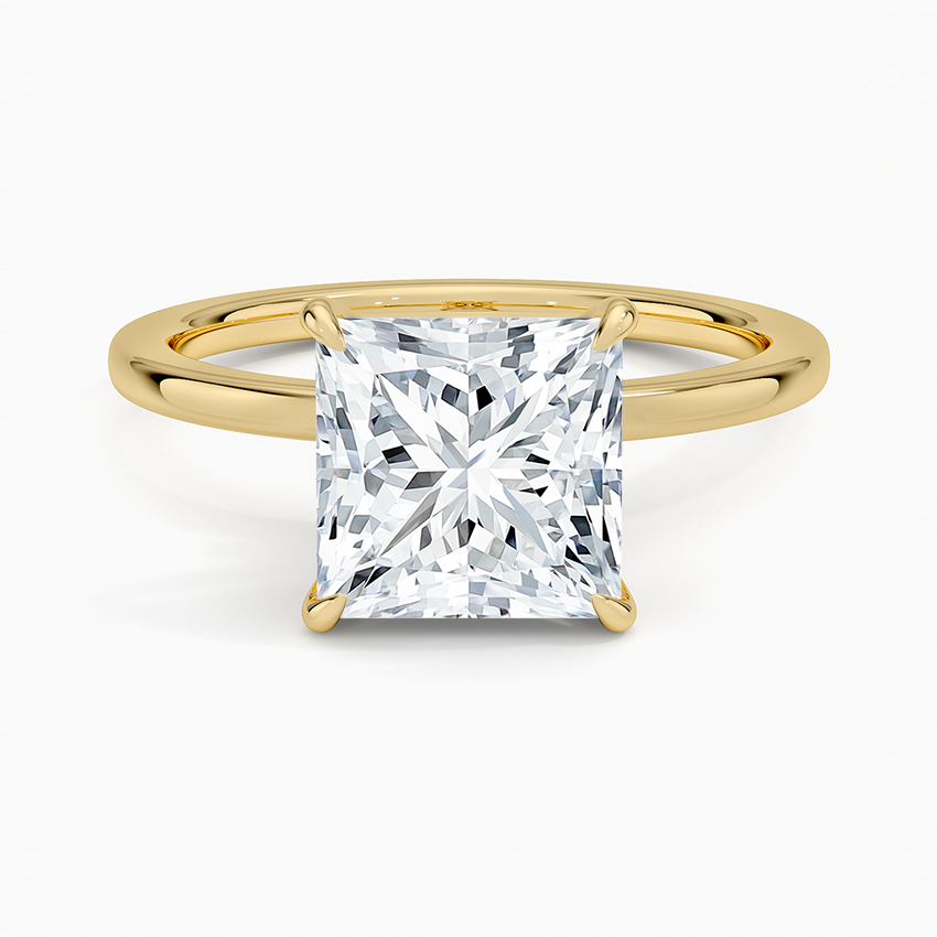 Amanti - Princess Cut Moissanite Engagement Ring