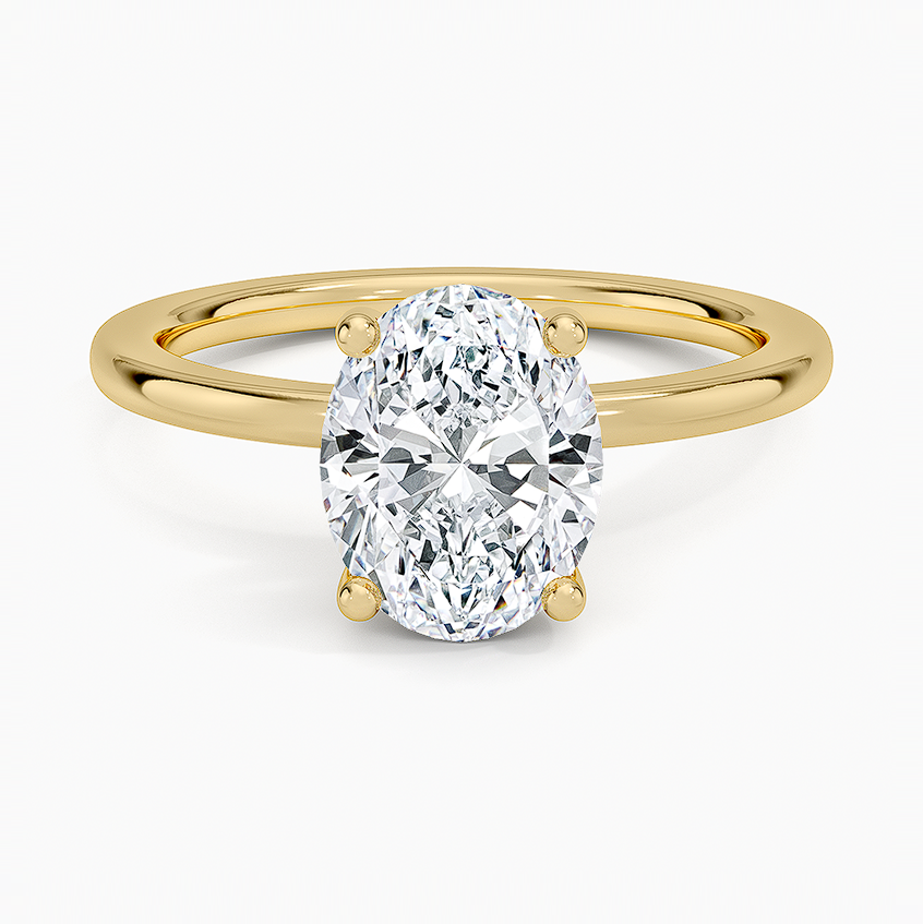 Venere - Oval Cut Moissanite Engagement Ring