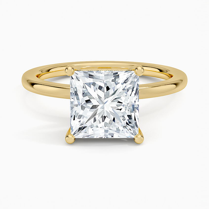 Venere - Princess Cut Moissanite Engagement Ring