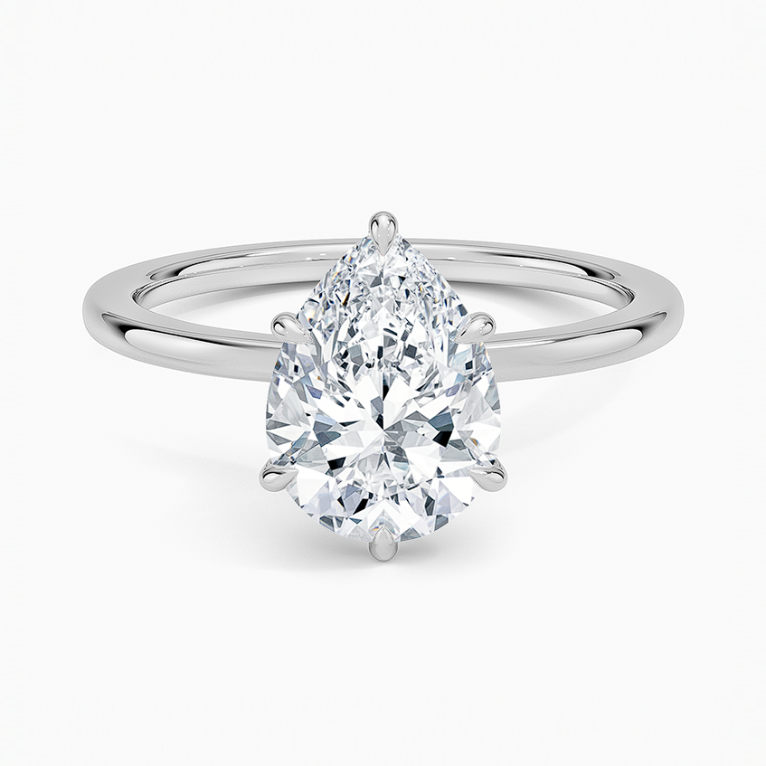 Amanti - Pear Cut Moissanite Engagement Ring