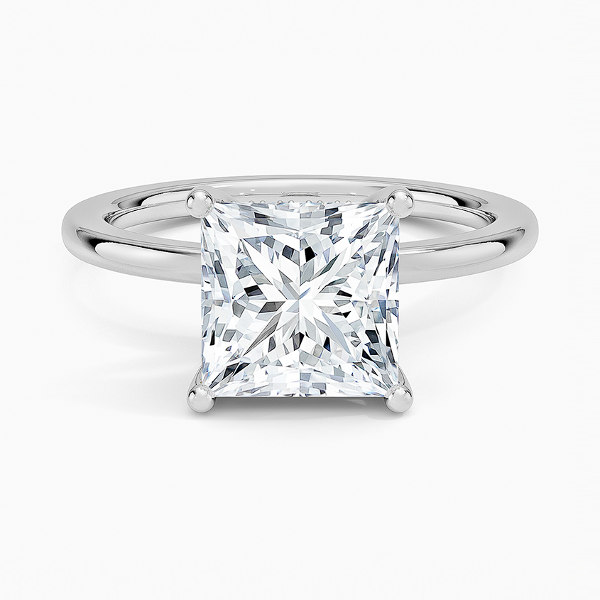 Venere - Princess Cut Moissanite Engagement Ring