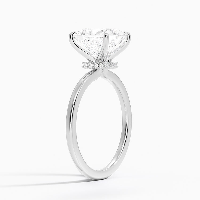 Amanti - Princess Cut Moissanite Engagement Ring