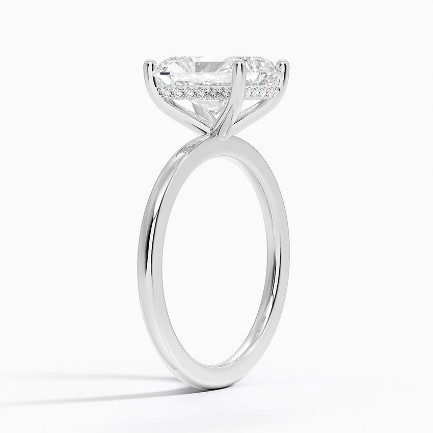 Venere - Radiant Cut Moissanite Engagement Ring