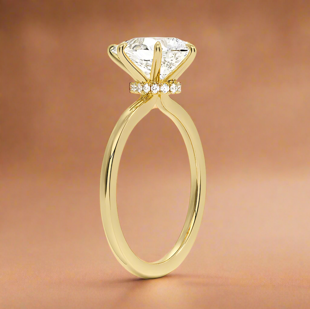 Amanti - Pear Cut Moissanite Engagement Ring
