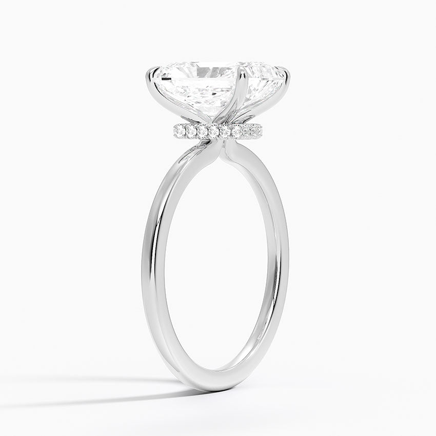 Amanti - Radiant Cut Moissanite Engagement Ring