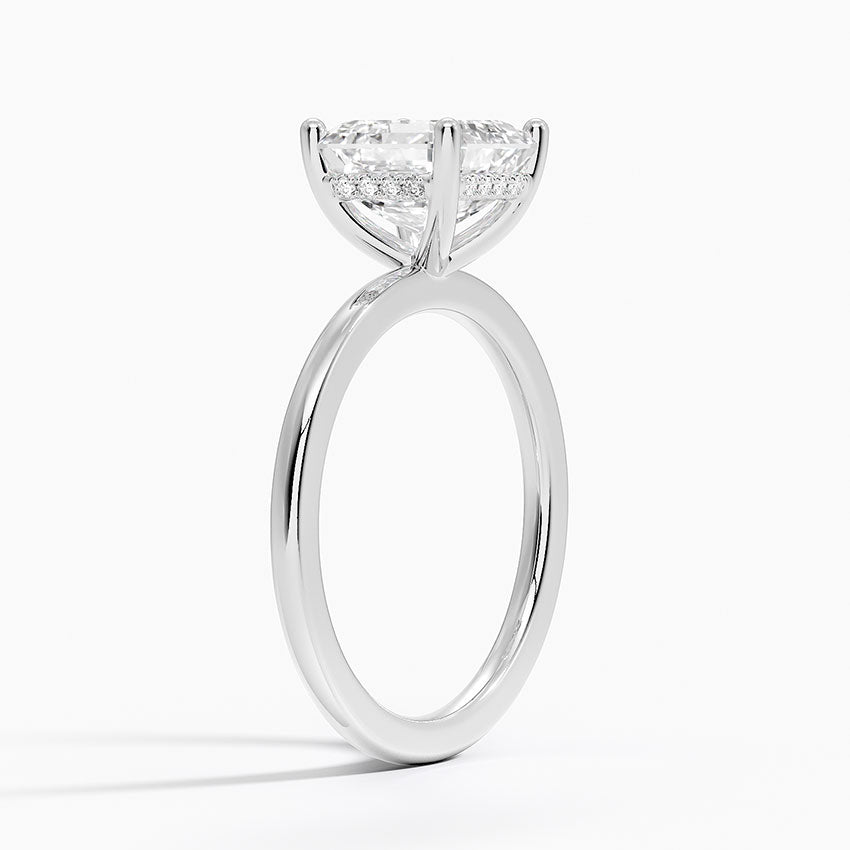 Venere - Asscher Cut Moissanite Engagement Ring