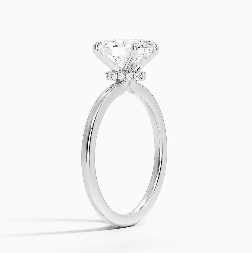 Amanti - Oval Cut Moissanite Engagement Ring