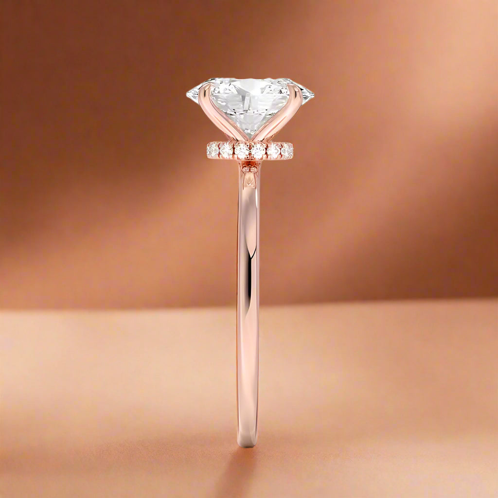 Amanti - Oval Cut Moissanite Engagement Ring