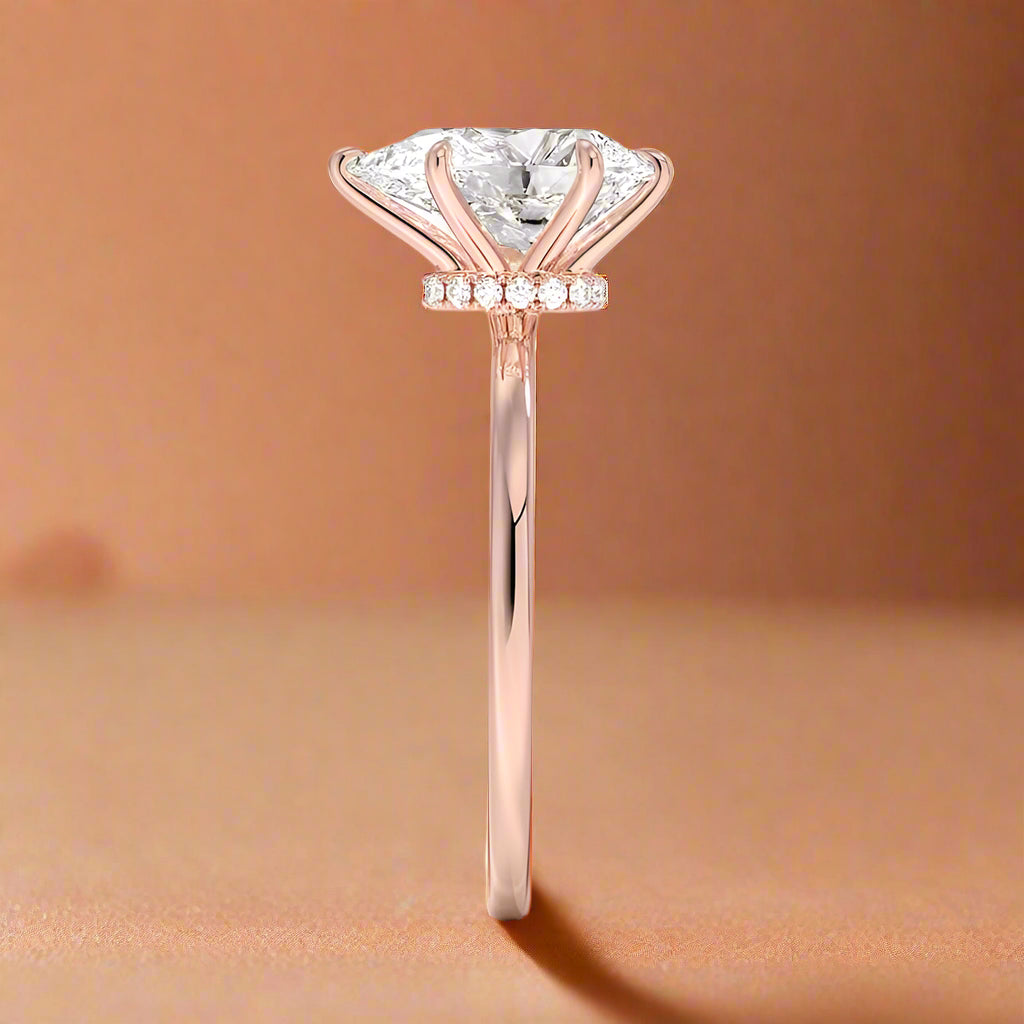 Amanti - Pear Cut Moissanite Engagement Ring