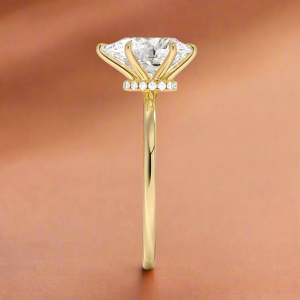 Amanti - Pear Cut Moissanite Engagement Ring