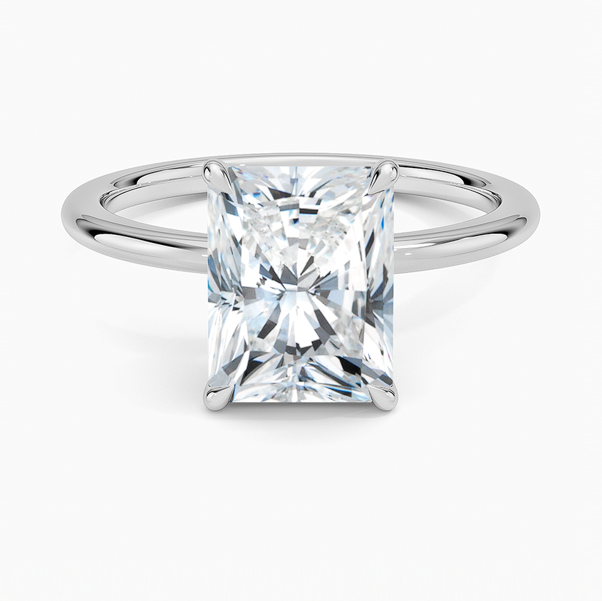 La Terra - Radiant Cut Moissanite Engagement Ring