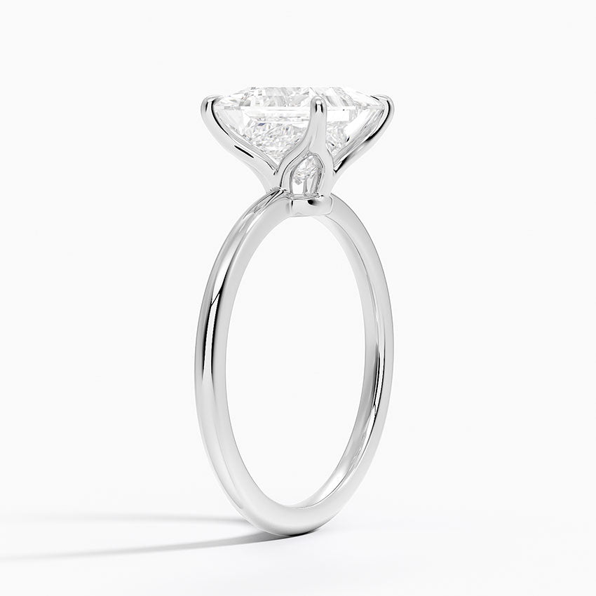 La Terra - Princess Cut Moissanite Engagement Ring