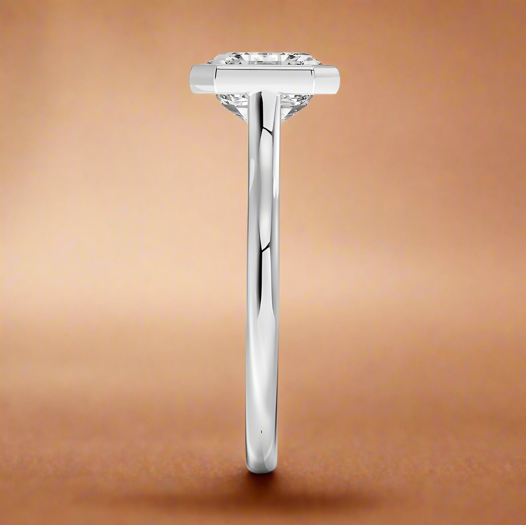 Abbraccio - Asscher Cut Engagement Ring
