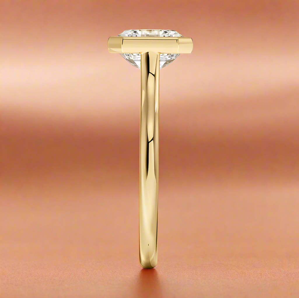 Abbraccio - Asscher Cut Engagement Ring