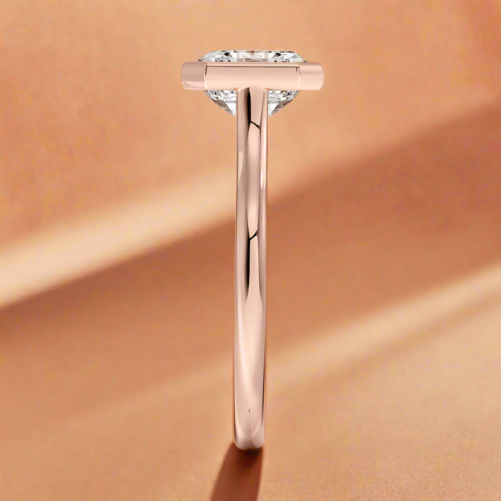 Abbraccio - Asscher Cut Engagement Ring
