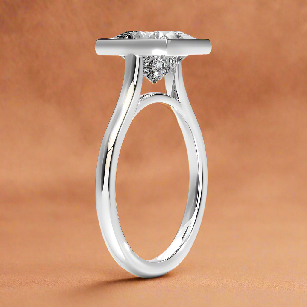 Abbraccio - Princess Cut Engagement Ring