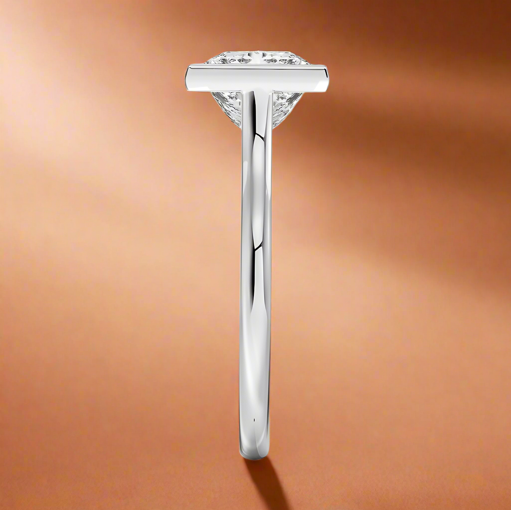Abbraccio - Princess Cut Engagement Ring