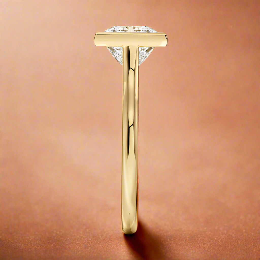 Abbraccio - Princess Cut Engagement Ring