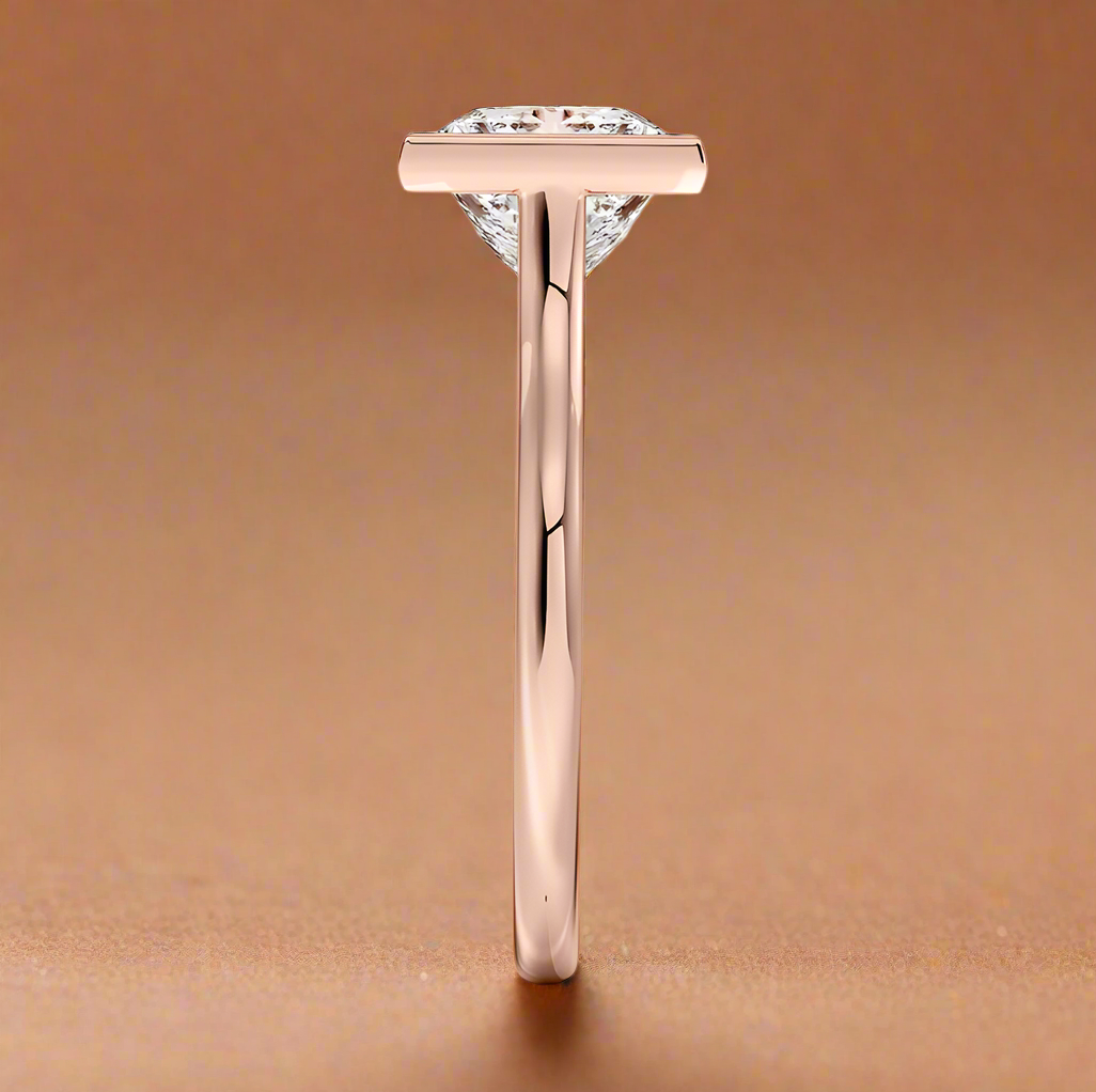 Abbraccio - Princess Cut Engagement Ring