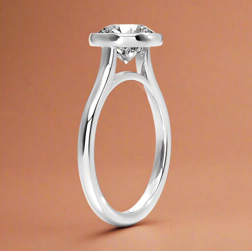 Abbraccio - Round Cut Engagement Ring