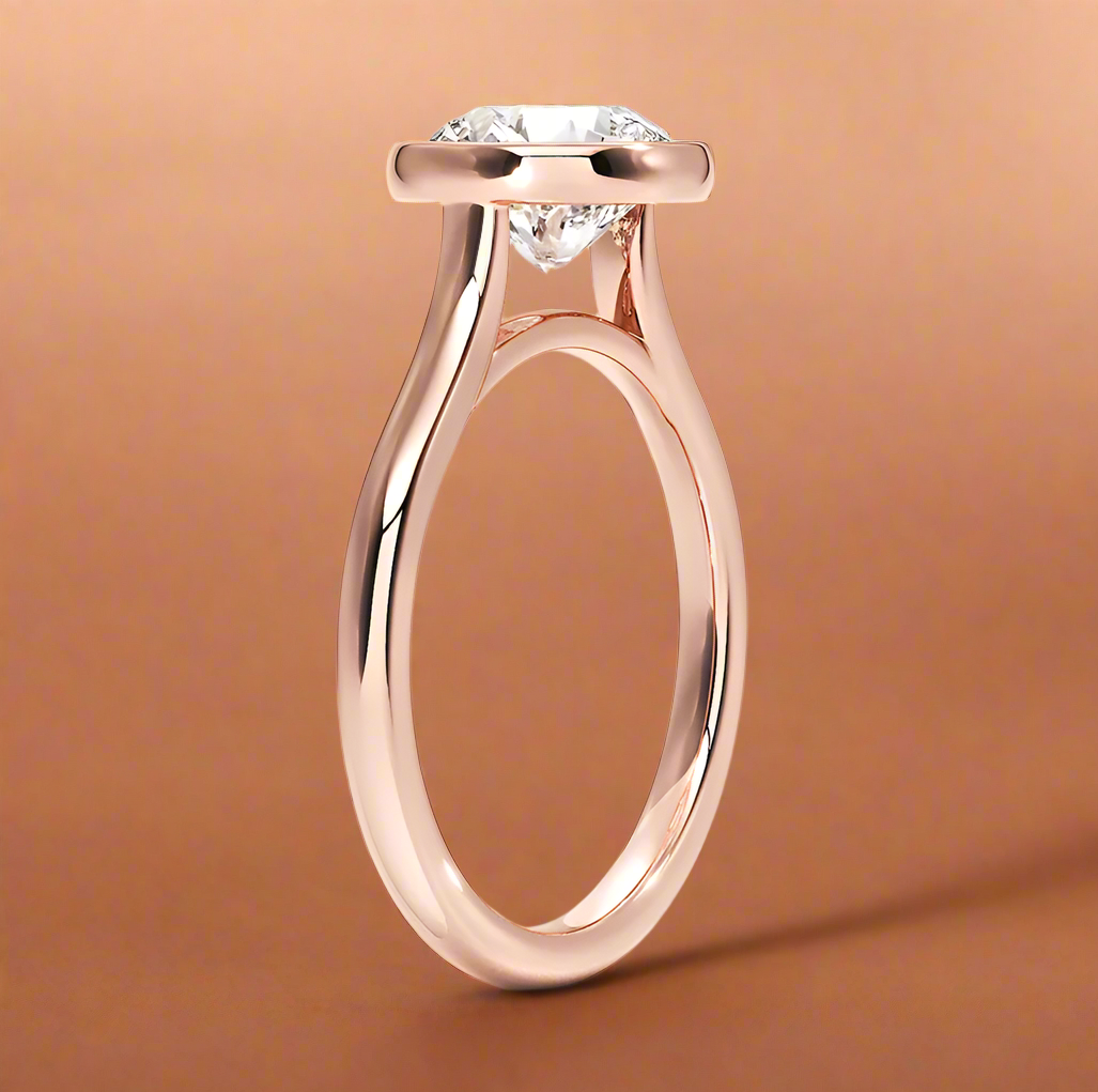 Abbraccio - Round Cut Engagement Ring