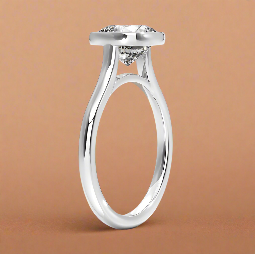 Abbraccio - Cushion Cut Engagement Ring