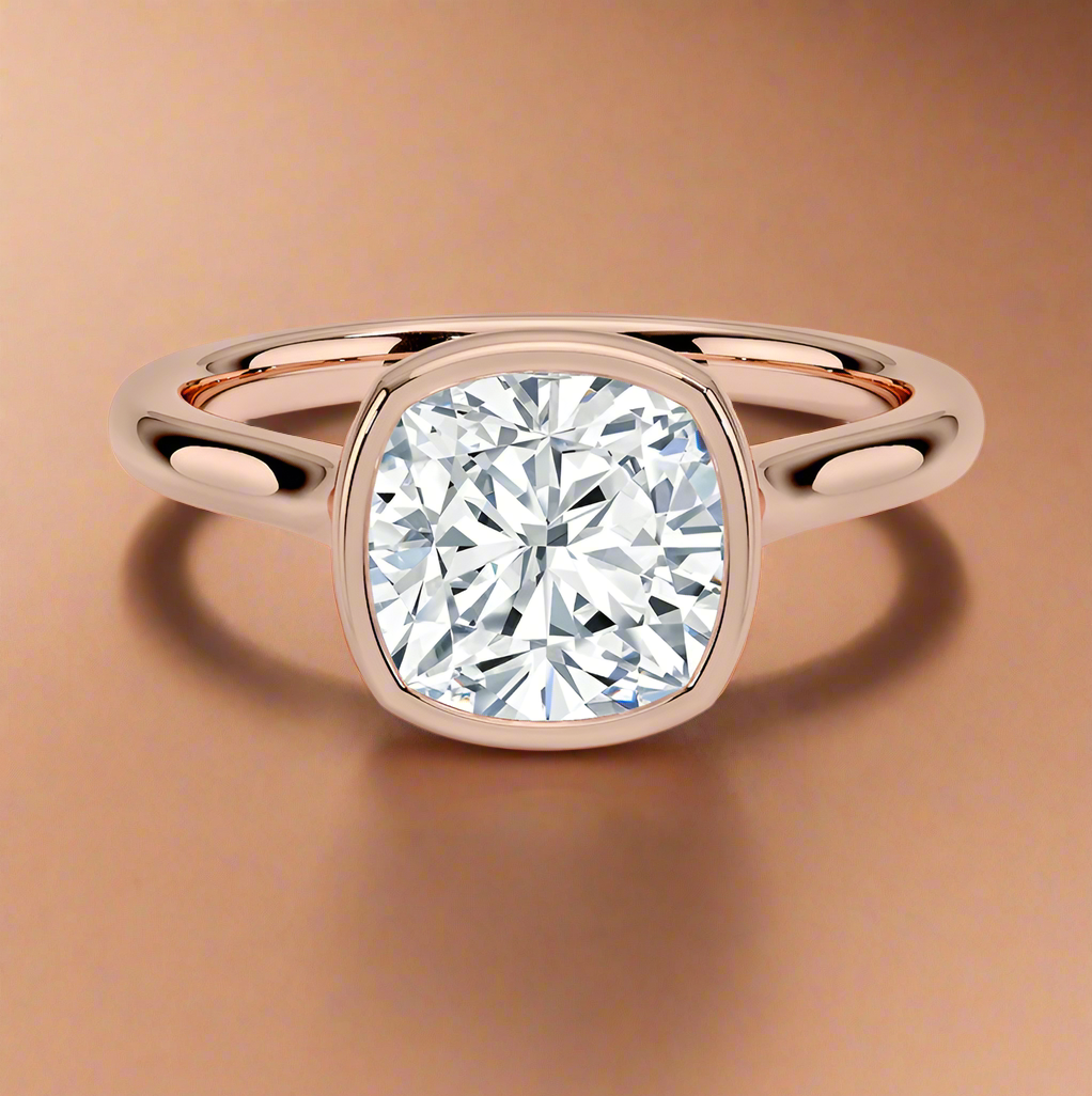 Abbraccio - Cushion Cut Engagement Ring