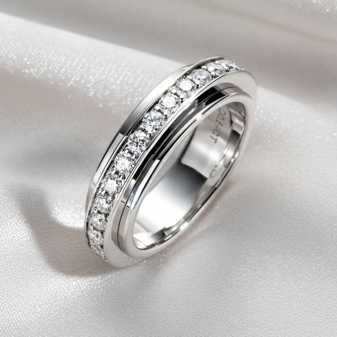 Novaspin™ – ASMR Fidget Spinner Wedding Band