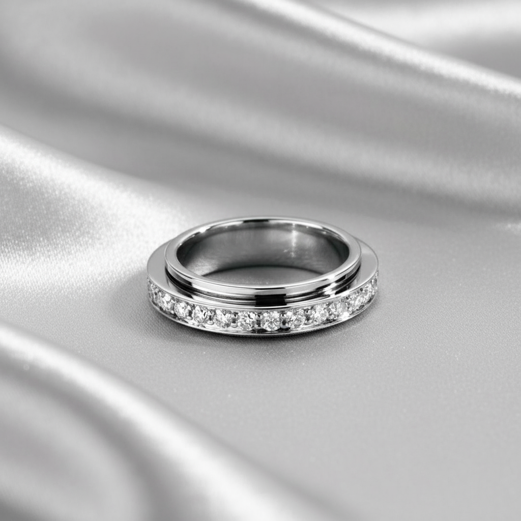 Novaspin™ – ASMR Fidget Spinner Wedding Band