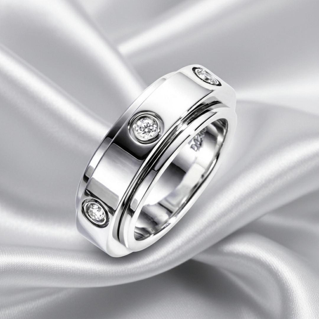 Novaspin™ Bold – ASMR Fidget Spinner Wedding Band