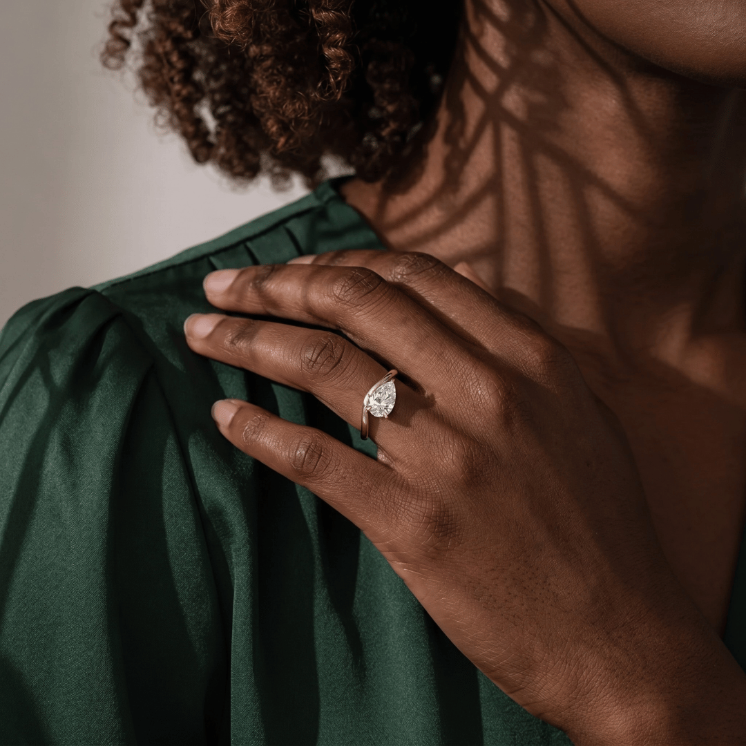 The Seraph Pear Ring